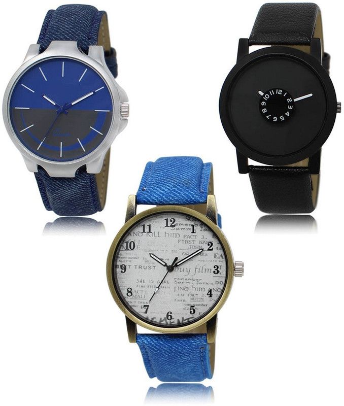 New latest Designer Combo of 3 Analog Watch - For Men LR-24-25-28
