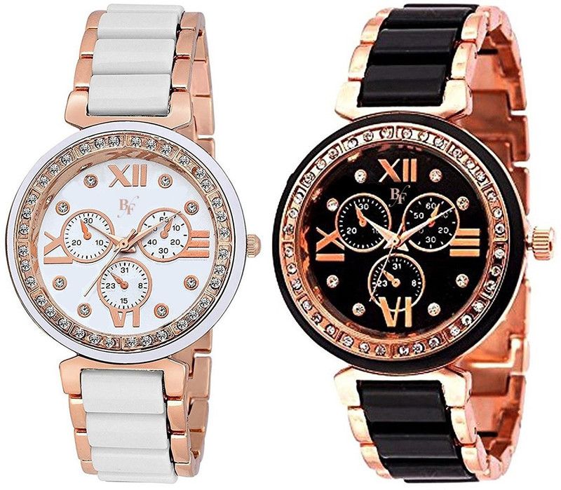 Analog Watch - For Women Designer Black White Copper