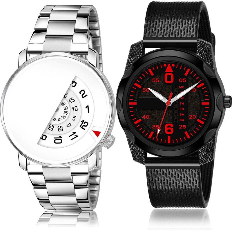 Analog Watch - For Men Brand New Exclusive 2 Watch Combo For Boys And Men - BL46.106-(25-S-10)