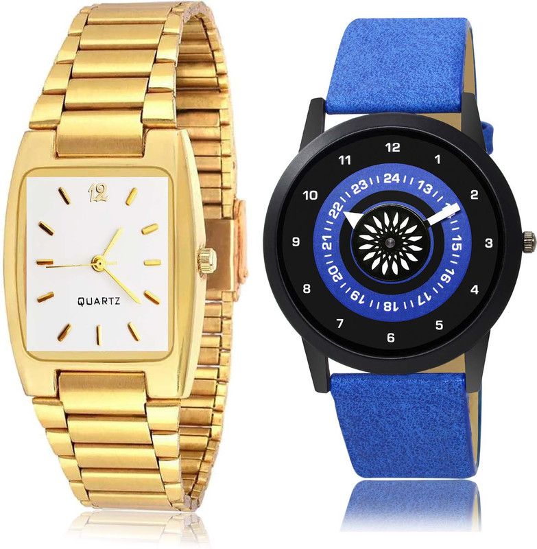 combo watch Analog Watch - For Men & Women Latest Rich Chain And Speedometer Combo Watch For Boys And Men - BRM5-B385