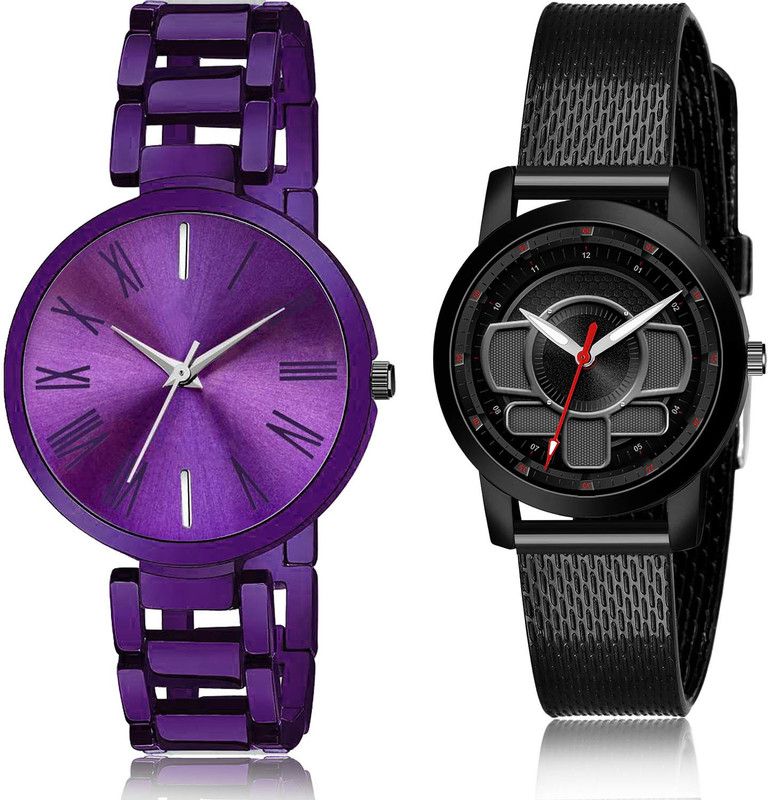 Analog Watch - For Women Latest Valentine 2 Watch Combo For Women And Girls - G655-(8-L-10)
