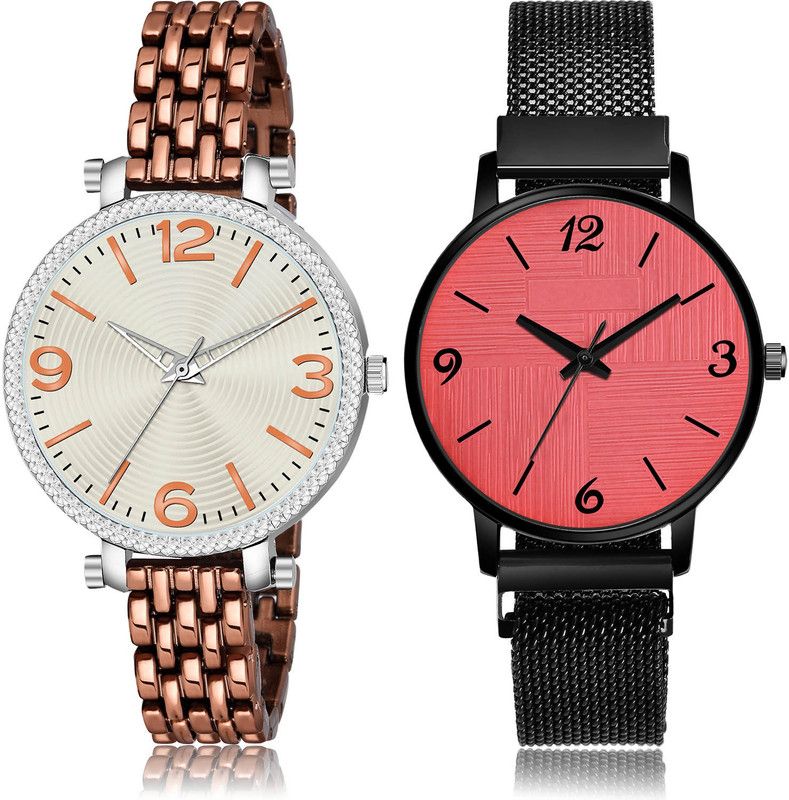 Analog Watch - For Women Classical Quartz 2 Watch Combo For Women And Girls - GW44-GM226