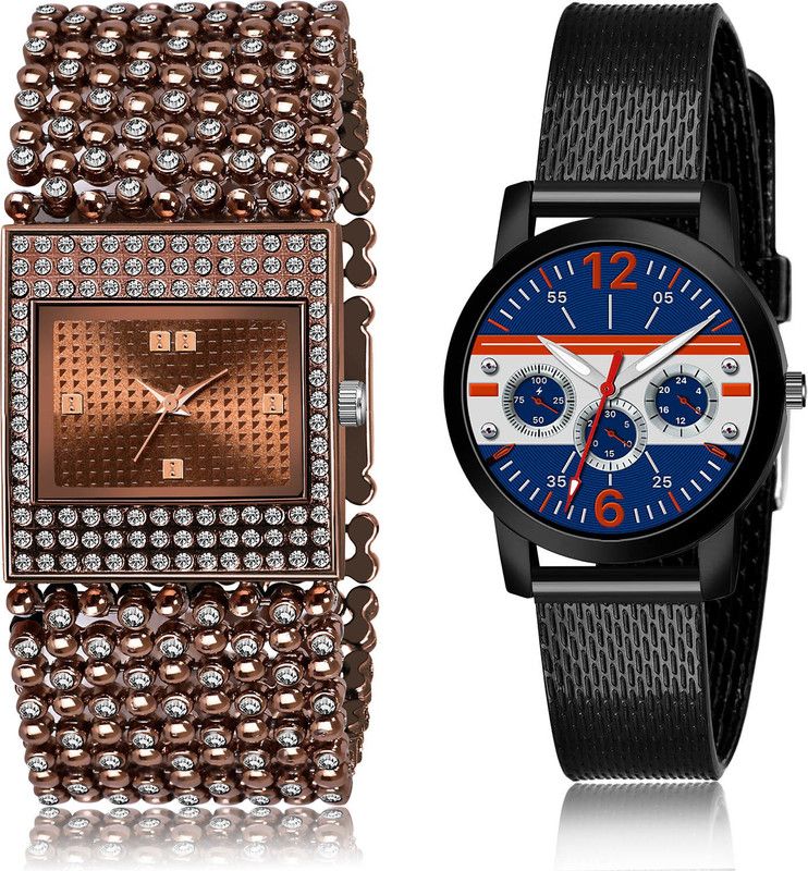 Analog Watch - For Girls Classical Quartz 2 Watch Combo For Women And Girls - GL289-(18-L-10)
