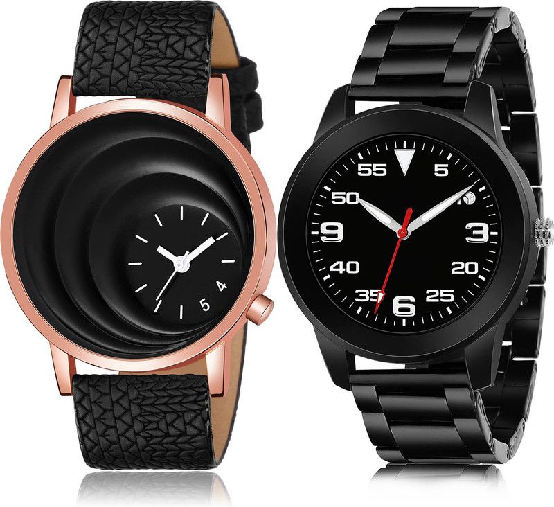Analog Watch - For Men Treading Wrist 2 Watch Combo For Boys And Men - BM18-(75-S-20)