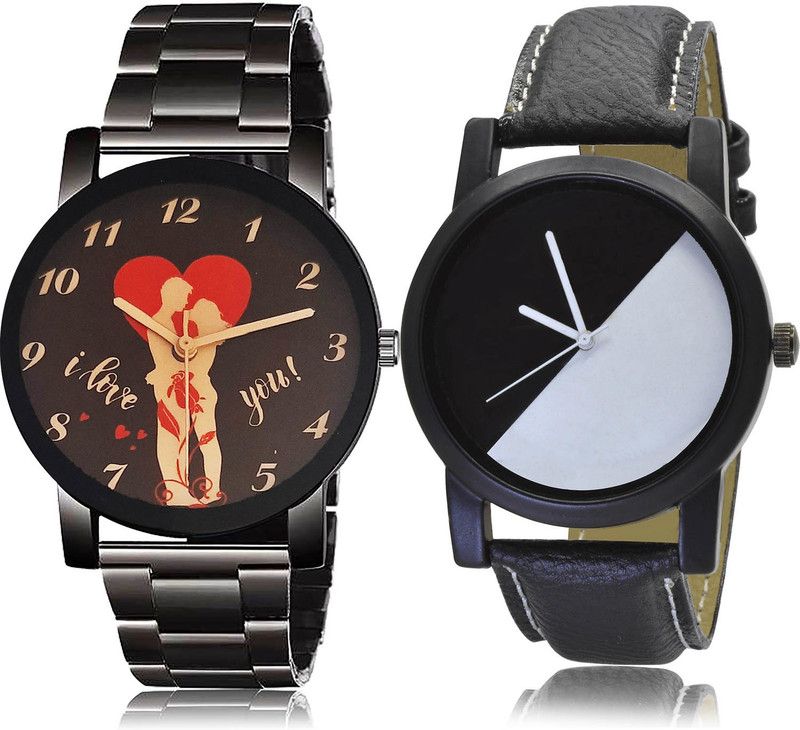Analog Watch - For Men Classical Italian Designer 2 Watch Combo For Boys And Men - BCPL9-B32