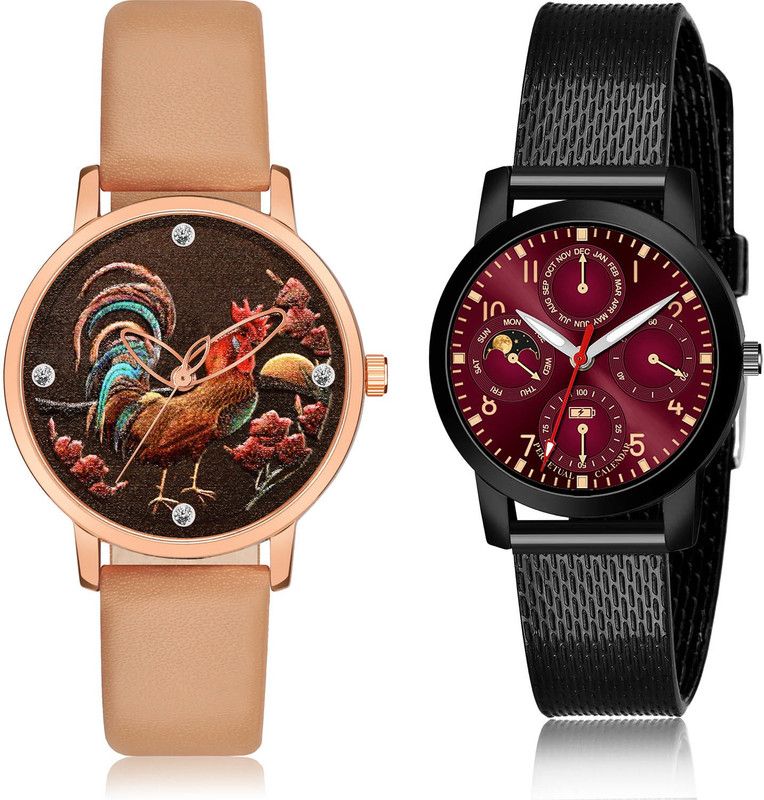 Analog Watch - For Women Modish Casual 2 Watch Combo For Women And Girls - GM367-(12-L-10)