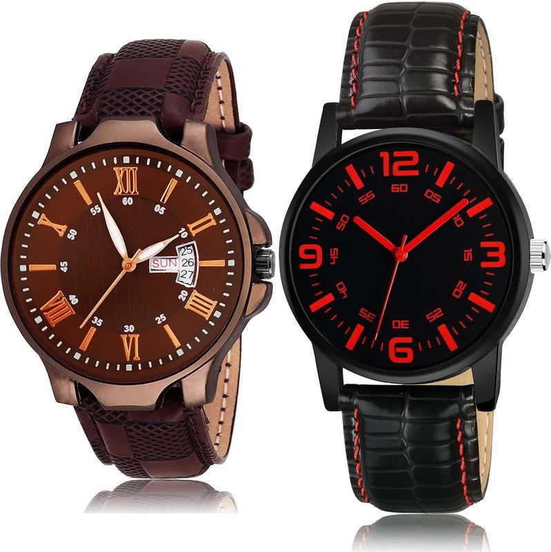 combo watch Analog Watch - For Men Treading Stylish Day And Date Combo Watch For Boys And Men - BRM2-B695
