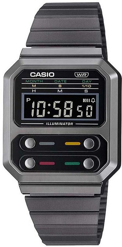 Vintage Digital Watch - For Men & Women D241 (A100WEGG-1ADF)