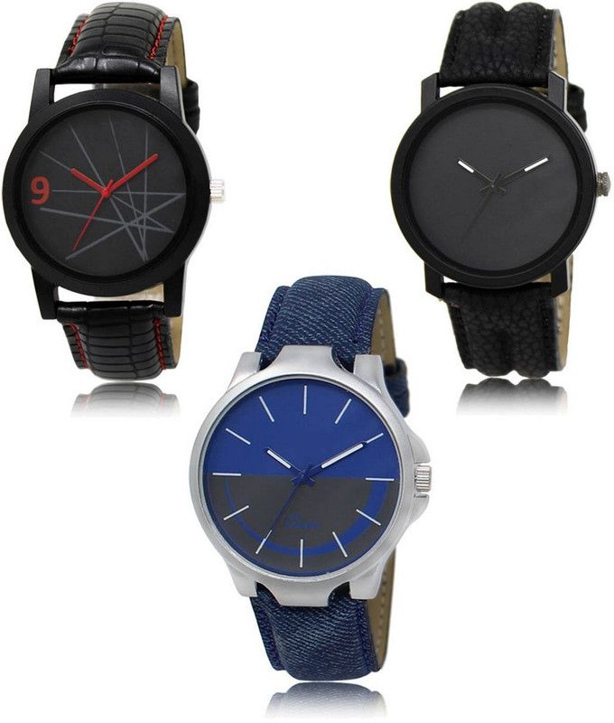New latest Designer Combo of 3 Analog Watch - For Men -08-21-24