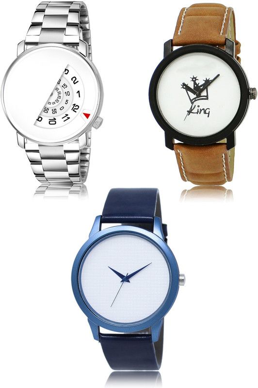 New latest Designer Combo of 3 Analog Watch - For Men 106-18-33