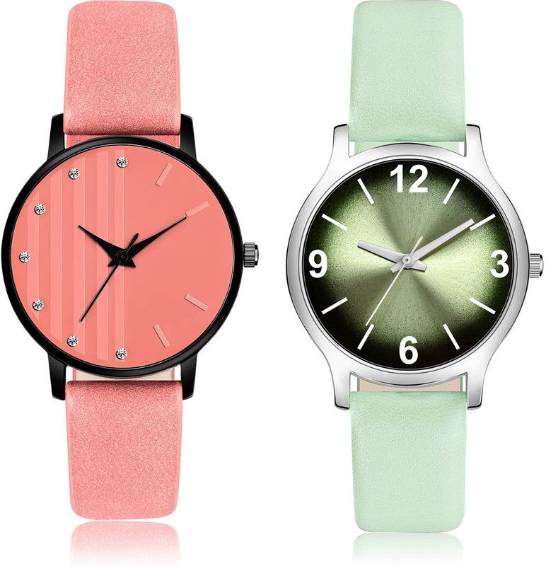 Analog Watch - For Women New Valentine 2 Watch Combo For Women And Girls - GM323-GM351