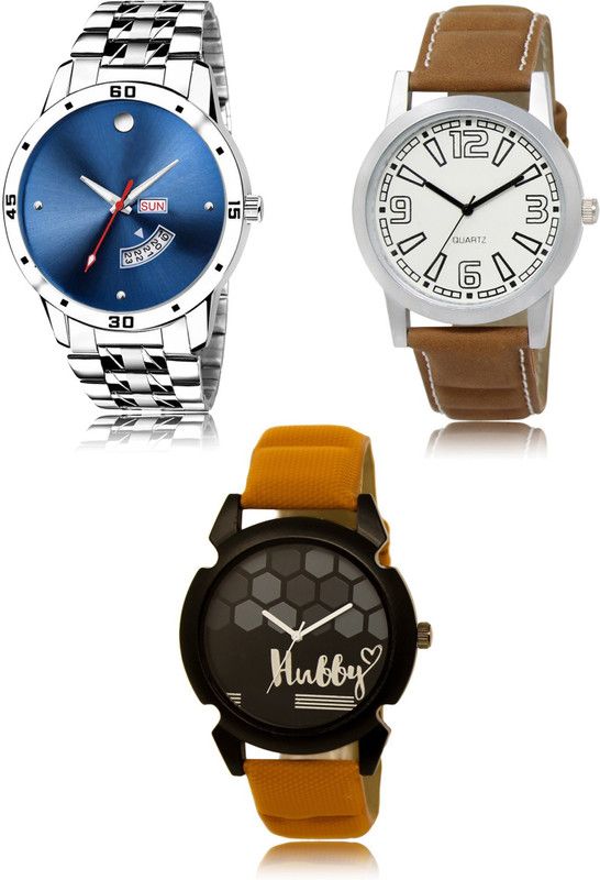 New latest Designer Combo of 3 Analog Watch - For Men 105-15-32