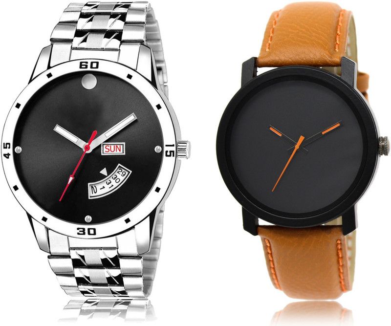 New Latest Designer Combo of 2 Analog Watch - For Men LR104-LR20