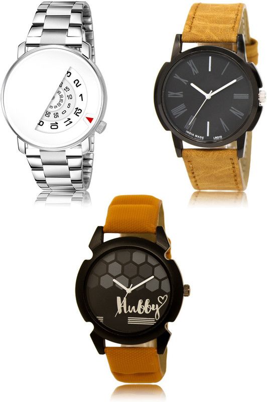 New latest Designer Combo of 3 Analog Watch - For Men 106-19-32