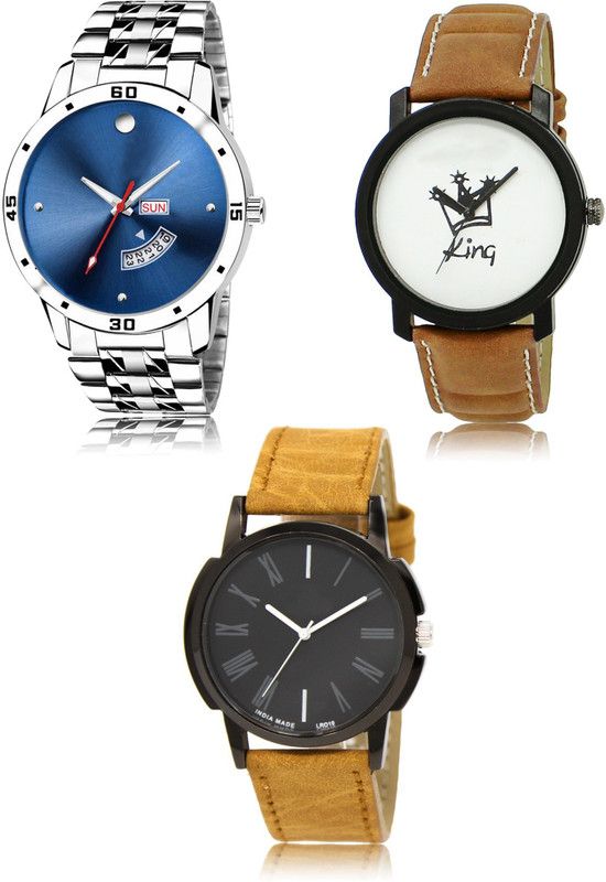New latest Designer Combo of 3 Analog Watch - For Men 105-18-19