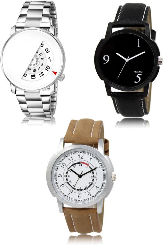 New latest Designer Combo of 3 Analog Watch - For Men 106-06-17