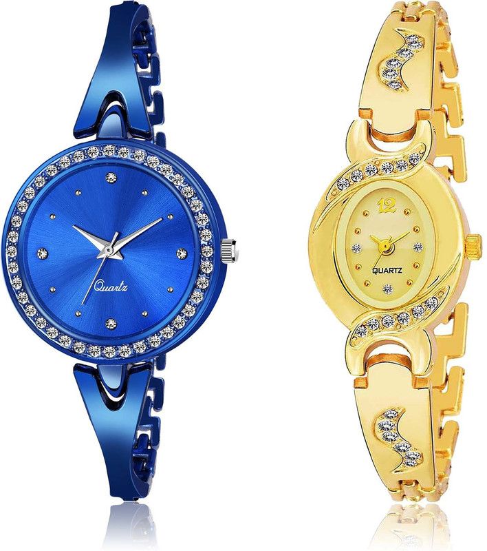 Analog Watch - For Girls Classical Unique Bangle Chain And Chain Combo Watch For Girls And Women - GL270-G442