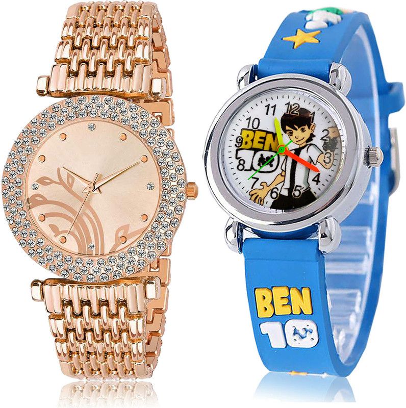 Analog Watch - For Women Treading Valentine 2 Watch Combo For Women And Girls - G575-GC100