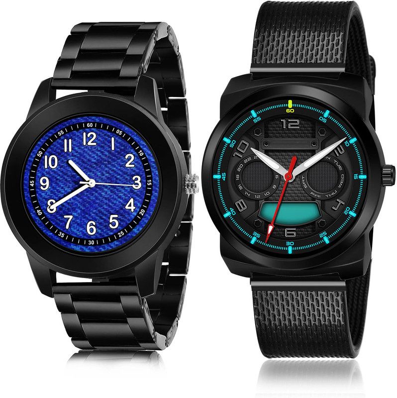 Analog Watch - For Men Contemporary Technology 2 Watch Combo For Boys And Men - B796-(58-S-10)