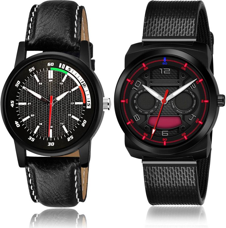 Analog Watch - For Men Modish Collection 2 Watch Combo For Boys And Men - BRA14-(59-S-10)