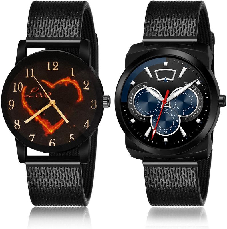 Analog Watch - For Men Treading Technology 2 Watch Combo For Boys And Men - BCPL28-(61-S-10)