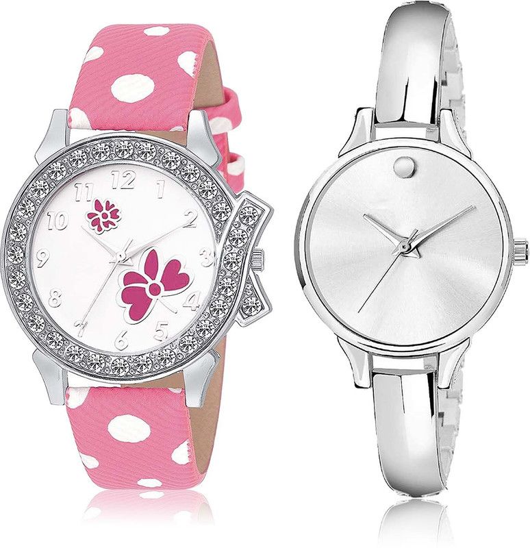 combo watch Analog Watch - For Women Classical Formal Flower Combo Watch For Girls And Women - G486-G468