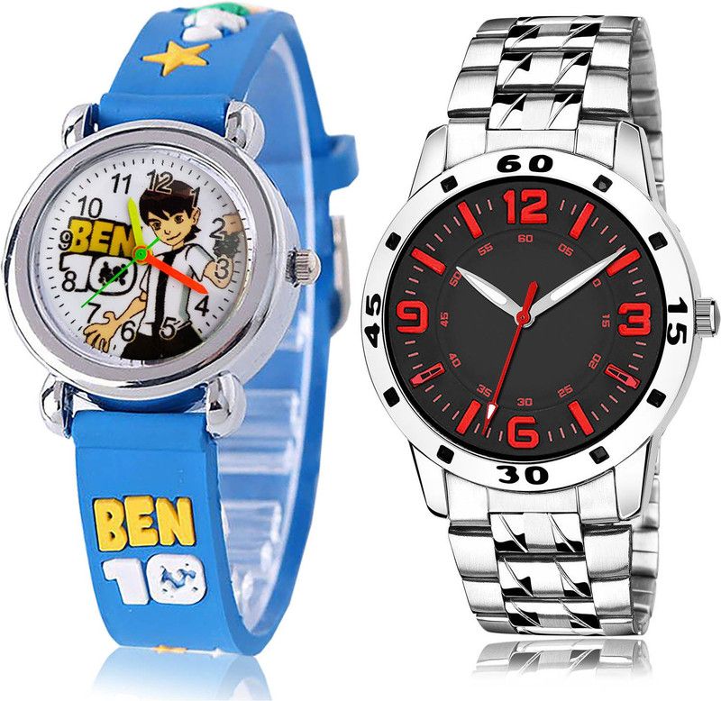 Analog Watch - For Boys Classical Valentine 2 Watch Combo For Boys And Men - BK100-(47-S-19)