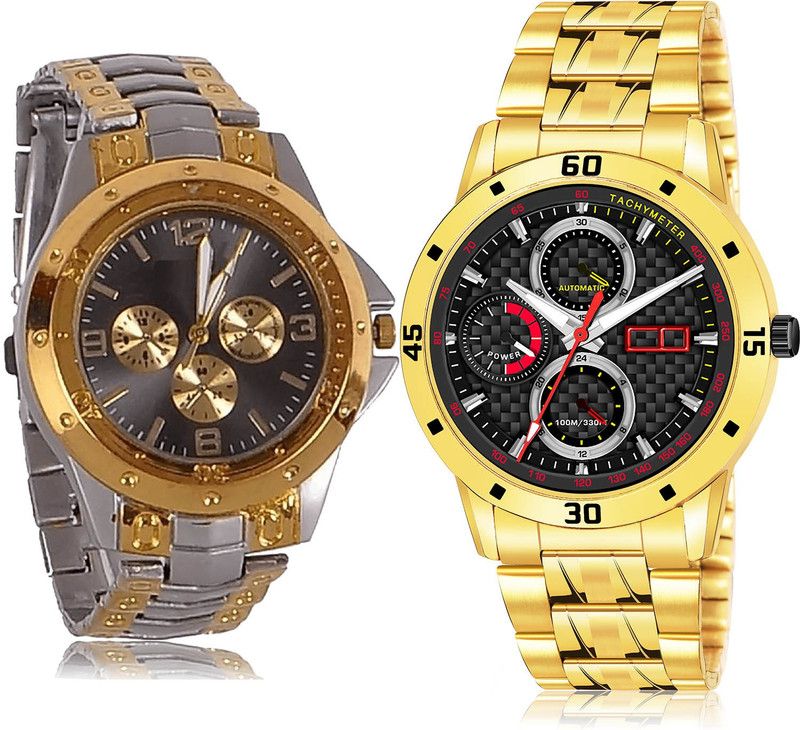 Analog Watch - For Men Latest Casual 2 Watch Combo For Boys And Men - B76-(60-S-21)