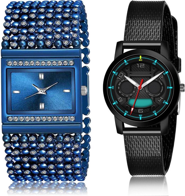 Analog Watch - For Girls Modish Unique 2 Watch Combo For Women And Girls - G588-(58-L-10)