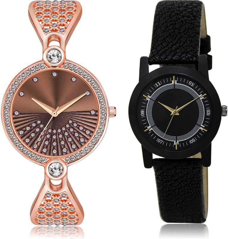 Analog Watch - For Girls Classical Fashion 2 Watch Combo For Women And Girls - GM251-GL252