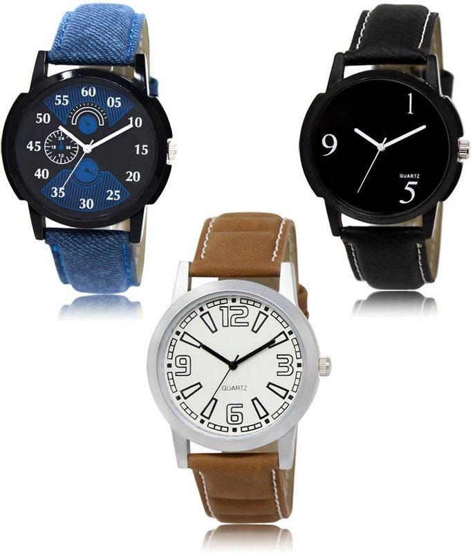New latest Designer Combo of 3 Analog Watch - For Men LR-02-06-15
