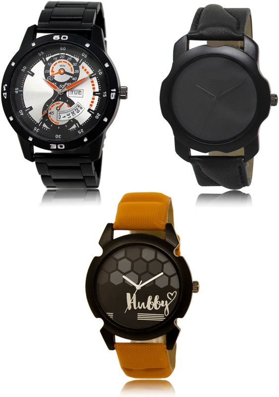 New latest Designer Combo of 3 Analog Watch - For Men 107-22-32