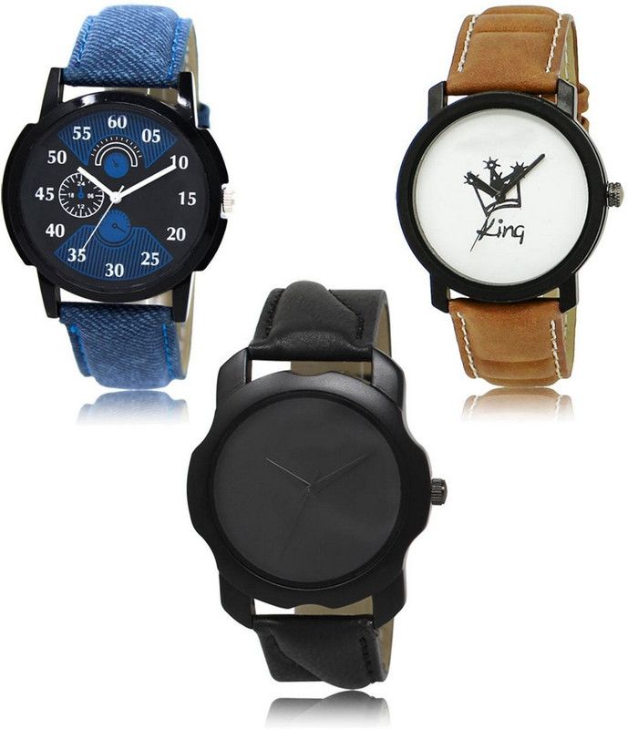 New latest Designer Combo of 3 Analog Watch - For Men -02-18-22