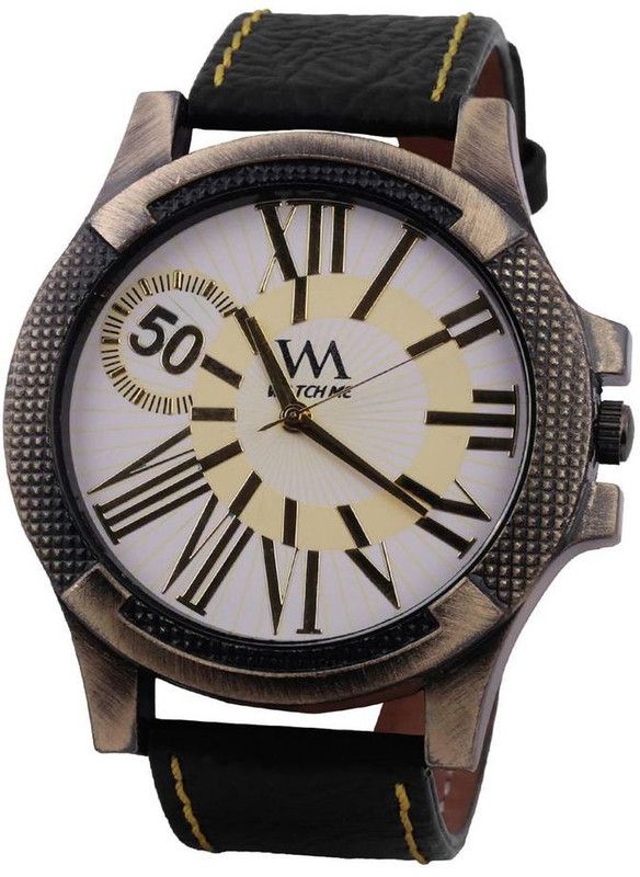 Unique Designer Stylish Analog Watch - For Men WMAL-066-Whitev