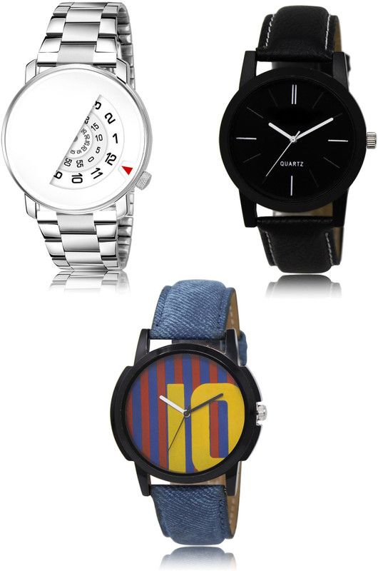 New latest Designer Combo of 3 Analog Watch - For Men 106-05-10