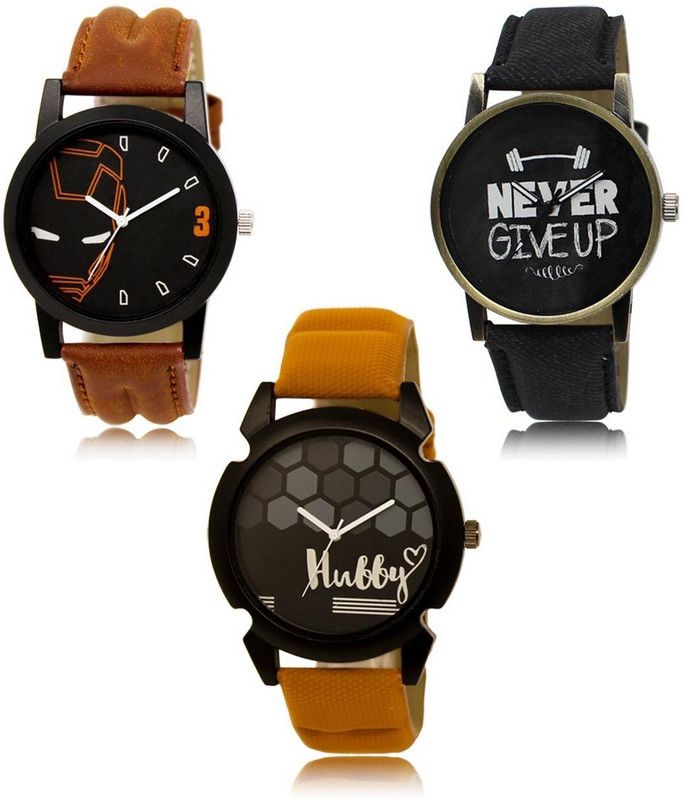 New latest Designer Combo of 3 Analog Watch - For Men LR-04-27-32