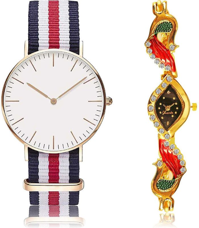 combo watch Analog Watch - For Girls Brand New Party Wedding Peacock Combo Watch For Girls And Women - GC21-G117