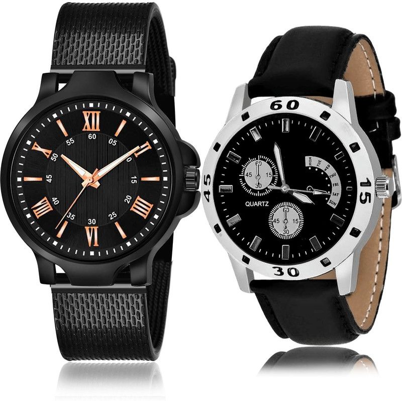Analog Watch - For Men Treading Chronograph 2 Watch Combo For Boys And Men - BRM36-B58