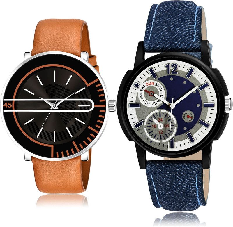 Analog Watch - For Men Modish Present 2 Watch Combo For Boys And Men - BL46.71-B662
