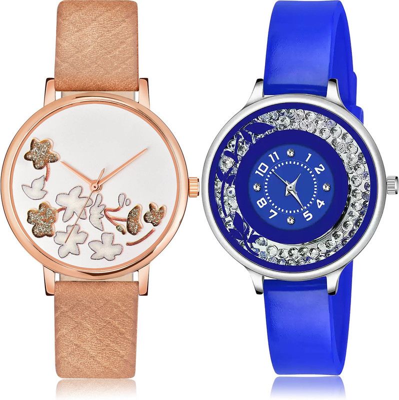 Analog Watch - For Girls Contemporary Formal 2 Watch Combo For Women And Girls - GM504-G87