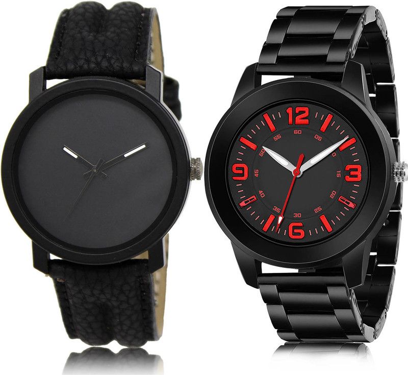 Analog Watch - For Men Contemporary Party Wedding 2 Watch Combo For Boys And Men - BL46.21-(47-S-20)