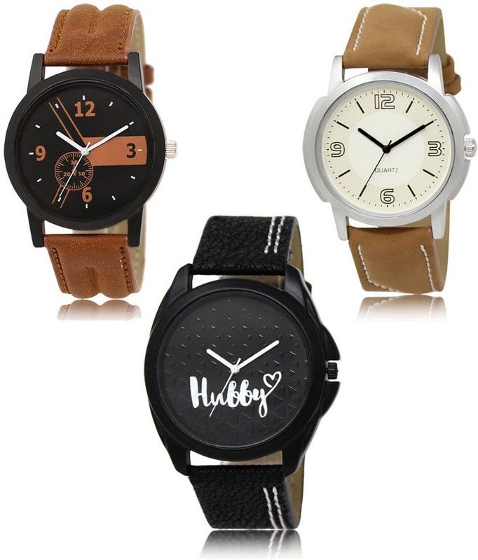 New latest Designer Combo of 3 Analog Watch - For Men LR-01-16-31