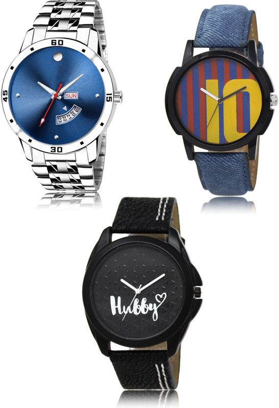 New latest Designer Combo of 3 Analog Watch - For Men 105-10-31