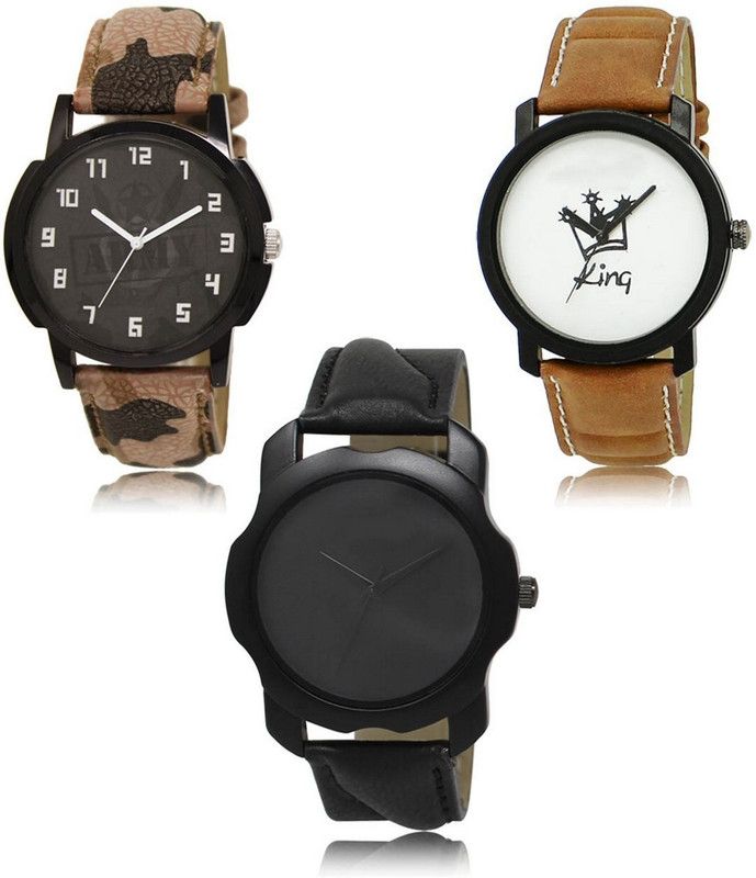 New latest Designer Combo of 3 Analog Watch - For Men LR-03-18-22