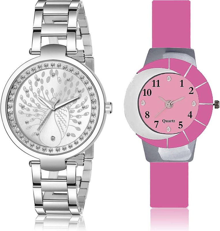 combo watch Analog Watch - For Girls Contemporary Collection Chain Combo Watch For Girls And Women - GM207-G9