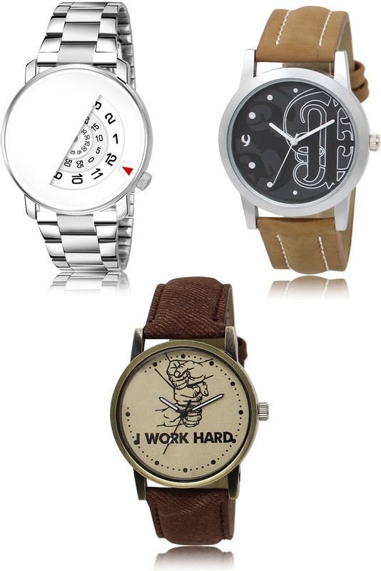 New latest Designer Combo of 3 Analog Watch - For Men 106-14-29