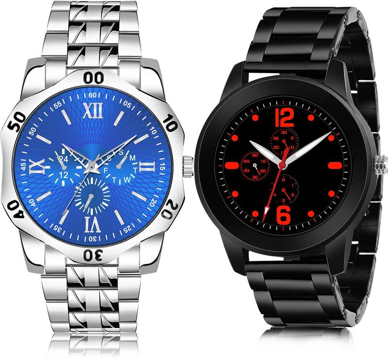 Analog Watch - For Men Latest Tread 2 Watch Combo For Boys And Men - BM405-(69-S-20)