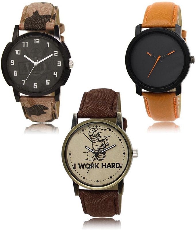 New latest Designer Combo of 3 Analog Watch - For Men LR-03-20-29