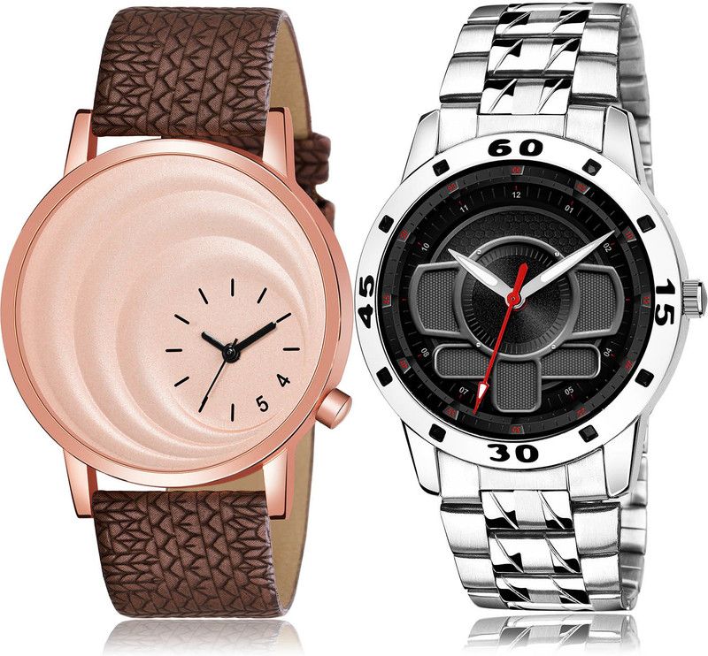Analog Watch - For Men Brand New Casual 2 Watch Combo For Boys And Men - BM17-(8-S-19)