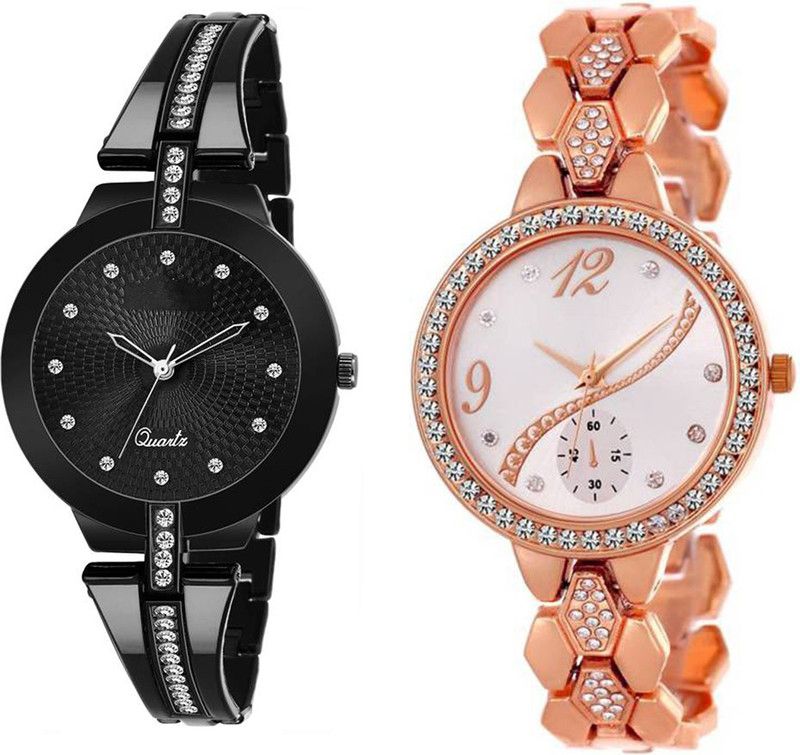 Analog Watch - For Women Combo pack 2 New Attractive Part-Wedding Adition Analog Watch For Girls & Women ZB-07349